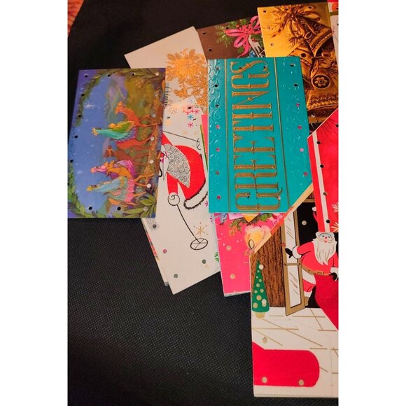 Vintage Double-Sided Christmas Card & Tag Collection - 32 Piece Set - Picture 5 of 6
